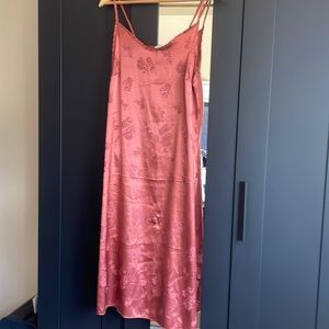 pink slip dress